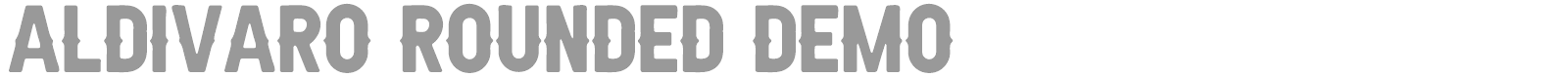 Aldivaro font preview